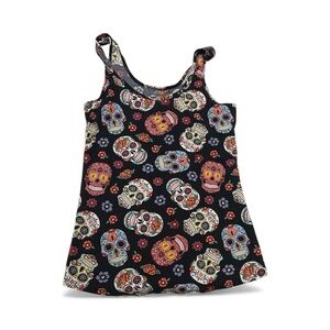 Colorful Skull Print women’s  Tank Top